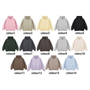 Autumn and Winter High Quality Trendy Men's <b>Hoodies</b> Custom Logo Drop Shoulder Oversized <b>Hoodies</b> Streetwear French Terry Hoodie - Product Image 1
