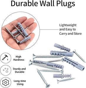 Plastic Anchor Wall Plug Fixing Anchor Wall Plug PE/PP Material Expand Plugs Plastic Wall Anchors With Screws - Product Image 6