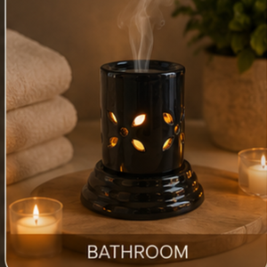 Mini Ceramic <b>Electric</b> <b>Oil</b> <b>Diffuser</b> Burner | Handcrafted Aromatherapy Warmer for Home Fragrance Wellness Spa Decor Premium Gift - Product Image 2