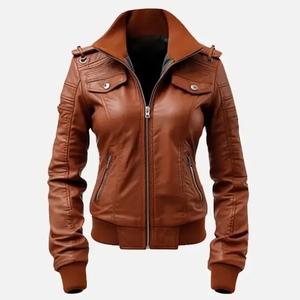 Chaleco de Moto sin Mangas para Mujer, Estilo Vintage, de Cuero Genuino Negro y Lona Transpirable, con un Solo Botón en la Parte Delantera, Tejido, Personalizado, en Oferta - Product Image 1