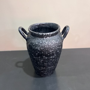 Artisan Design Decorative Aluminium <b>Vase</b> Home Decor Antique Finish From Uttar Pradesh FV595 - Product Image 1