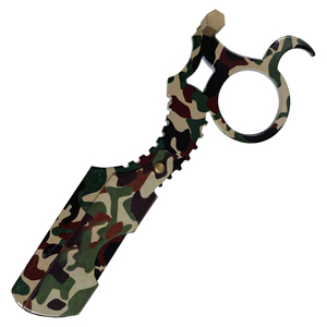 Free Sample Camo Pattern Stainless Steel Finger Ring <b>Razor</b> for Face Single Blade Non-Disposable Manual Ring <b>Razor</b> for <b>Men</b> OEM - Product Image 6