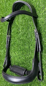 Premium Quality NIDA Brand Softy Leather Padding Horse Bridle Anatomic Jumping Equipment Solid S.S Buckle Model NIDA-JB25 for - Product Image 3