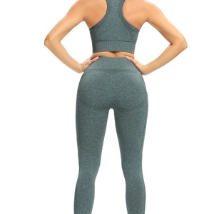 Leggings de sport pour femmes, taille haute, coupe ajustée, extensibles, pour yoga, fitness et entraînement - Product Image 4