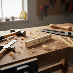 Listello di legno Ilan 20x20x860mm per artigianato e progetti fai da te - Product Image 1