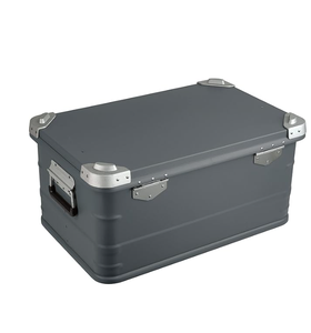 Rectangular Metal Storage <b>Box</b> Waterproof Hinged Lid Industrial Design <b>Tools</b> Organizer for trip cargo case - Product Image 3