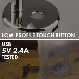 ใช่โคมไฟข้างเตียง12V 24V มาพร้อมไฟอ่านหนังสือประเภท C ชาร์จสำหรับรถยนต์เรือรถบ้านและแคมป์ - Product Image 5