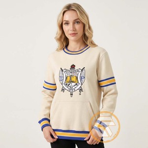 เสื้อสเวตเชิ้ตผู้หญิงแบบสั่งทำพิเศษ GREEK TREASURES SIGMA GAMMA RHO สำหรับชมรมนักศึกษาหญิง ฤดูหนาว ผ้าฝ้ายฟลีซ 100% ป้องกันรอยยับ - Product Image 4