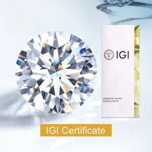 Diamante Cultivado en Laboratorio, Corte Redondo, 0.5 Quilates, E VVS2, HPHT CVD, con Certificado IGI, Precio al por Mayor - Product Image 4