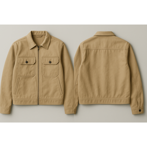 Chaqueta de Mujer con Cuello Camisero, Cierre de Cremallera, Fabricante Vietnamita, 100% Algodón, Ropa de Mujer, Marca Privada, OEM, ODM - Product Image 1