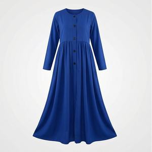 Abaya Islámica Modesta para Mujer, Ropa Musulmana Larga Informal de Verano y Primavera, Vestidos para Niñas, Nuevo Diseño, Ropa de Moda - Product Image 1