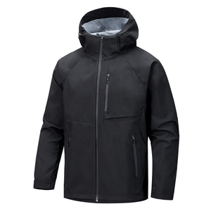 Custom Windbreaker <b>Jacket</b> High Quality Outdoor Water Resistant Windproof Hooded <b>Jacket</b> for <b>Men</b> Hiking & <b>Running</b> - Product Image 6