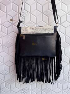 Sac à main à franges en fourrure de vachette de style occidental Sac à franges de bohème Hair On Hair On Hair New Design Gypsy Fringe Bags - Product Image 2