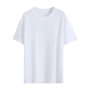 เสื้อยืดคอตตอนหวีอย่างดี แบรนด์ดัง ทรงดรอปไหล่เล็กน้อย น้ำหนัก 240 กรัม รับผลิตตามแบบ พร้อมปักโลโก้ พิมพ์ลายตามสั่ง ขายตรงจากโรงงาน มีสินค้าพร้อมส่ง - Product Image 1