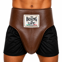 Protège-guêtres de boxe en cuir blanc respirant et durable avec logo personnalisé ROCKRUSH INDUSTRY RRI-GG-04 pour les compétitions, toutes tailles