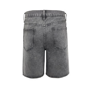 กางเกงขาสั้นผู้ชายทรงหลวมสไตล์สตรีทฤดูใบไม้ผลิฤดูร้อนใหม่ลำลองไม่ยืดหยุ่นสวมใส่สบายในเมืองกางเกงขาสั้นผ้าฝ้ายผสมน้ำหนักเบา - Product Image 3