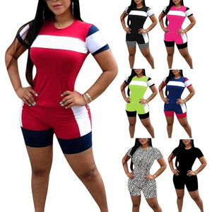 Women Trendy Biker Shorts and Loose T Shirt <b>Matching</b> Set Summer Casual Streetwear Outfit - Product Image 6