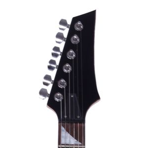 Funda personalizada negra para guitarra eléctrica con pastillas HSH de 170 mm, púa tipo rocker y herramienta de sujeción de cables (acabado pintado de 39 pulgadas) - Product Image 2