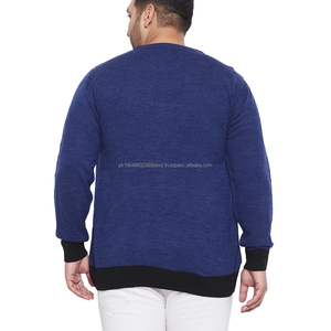 Sudadera de cuello redondo con logotipo personalizado de alta calidad para hombre, sudadera de Jersey de manga larga sin capucha, suministro al por mayor de fábrica OEM - Product Image 5