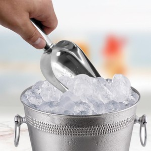 Cuchara para Hielo de Cóctel de Lujo, Utensilio de Cocina Premium, Cuchara para Hielo de Acero Inoxidable, Accesorio de Bar Minimalista, Herramienta de Servicio de Metal Reutilizable - Product Image 3