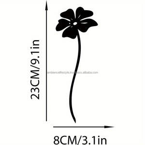 Piquets de jardin décoratifs en métal pour l'aménagement paysager extérieur, piquets de support pour plantes en fer résistants à la rouille pour la décoration du jardin domestique - Product Image 2