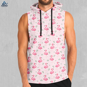 Nouveauté 2026 – Service OEM/ODM – Sweat à capuche sans manches rose et blanc fait main au design unique – Produit très demandé pour l'extérieur - Product Image 1