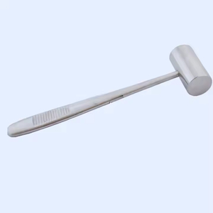Marteau à os orthopédique 7,5 pouces 300g en acier inoxydable, outil chirurgical à prise spéciale, instrument médical ORL, certifié CE - Product Image 5