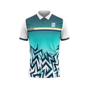 Premium Sublimated Cricket Polo Jersey Breathable Quick Dry Performance Sports Shirt Lightweight Comfort Fit Apparel - Product Image 1