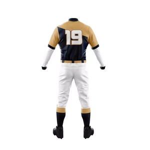 Uniforme de baseball personnalisé de style actuel très demandé, haute qualité, 100 % polyester, respirant, séchage rapide, faible MOQ, uniforme de baseball uni - Product Image 4