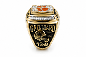 Anillo de Campeonato de los Clemson National Champions, Anillo de Cóctel para Hombre con Piedras de Circonio Cúbico y Logotipo de la Pata - Product Image 2