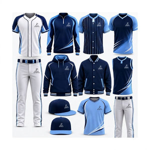 Uniformes de Béisbol y Sóftbol Hechos a Medida - Diseño Impreso de Manga Corta, 100% Poliéster, Transpirable, de Secado Rápido, Uniformes para Equipos Adultos - Product Image 1