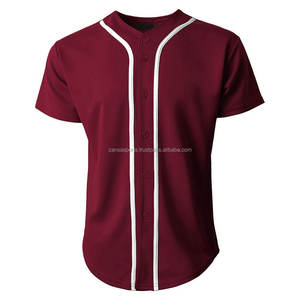 Custom Baseball Uniform Set Sublimation Logo Print Shirts Embroidered <b>Strip</b> Softball Baseball Jersey - Product Image 1