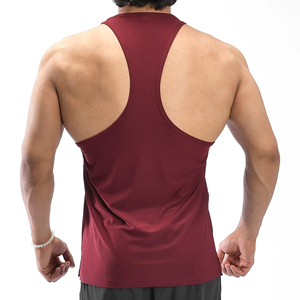 Débardeur Homme Uni Respirant Personnalisé Col Rond Sans Manches Décontracté pour Entraînement et Gym – Vente en Gros - Product Image 3