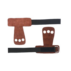 ที่รัดข้อมือหนังแบบ High Bar Grip พร้อมตัวล็อคแบบ Hook & Loop ปรับได้ สำหรับยกน้ำหนัก ป้องกันฝ่ามือ ใช้ได้ทั้งชายและหญิง ป้องกันขั้นพื้นฐาน - Product Image 3