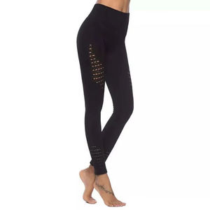 Leggings de yoga taille mi-haute pour femme, extensibles, coupe ajustée, pour fitness, course, gym, tenue décontractée, respirants, pour l'été - Product Image 3