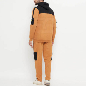 Conjunto Deportivo Informal de Invierno para Hombre con Capucha, Cierre con Cordón, Top y Pantalones para Gimnasio, Fitness y Actividades al Aire Libre - Product Image 4