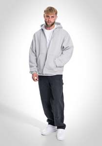 Regular Fit <b>Men's</b> Streetwear <b>Hoodie</b> 100% Cotton Fleece Plain Dyed Long Sleeve Quick Dry Lightweight Solid Winter Sweatshirt - Product Image 5