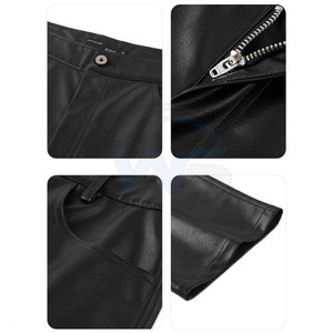 Pantalon en cuir léger et décontracté pour homme, taille haute, sur mesure, pour usage extérieur, personnalisable, imperméable pour l'hiver - Product Image 6