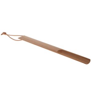 Chausse-pied en bois massif, finition lisse et polie, idéal pour bottes, baskets, chaussures habillées, outil pour un enfouissement facile - Product Image 6