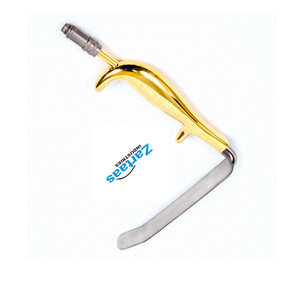 Retractor Mamario de Fibra Óptica Tebbetts de Acero Inoxidable de Alta Calidad con Fuente de Alimentación Manual Reutilizable Alemán de 25 cm - Product Image 3