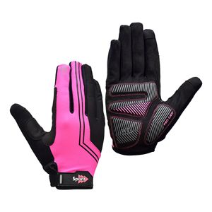 Black Full Finger Cycling Gloves Breathable Anti Slip Gel Palm Riding Gloves for <b>Bicycle</b> Outdoor Sports - Product Image 5