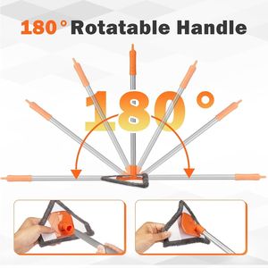 Spazzola per la pulizia del parabrezza auto con 2 panni in microfibra riutilizzabili, strumento per la pulizia del parabrezza interno, accessori per auto. - Product Image 3