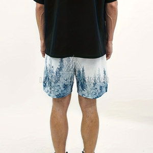 ราคาขายส่ง กางเกงขาสั้นผู้ชายแบบสวมใส่สบาย เอวกลาง ผ้าตาข่าย ระบายอากาศ แห้งเร็ว ออกแบบโลโก้ได้ตามต้องการ เหมาะสำหรับออกกำลังกาย - Product Image 6