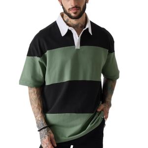 Camiseta de Golf Casual de Negocios para Hombre, Personalizada, Transpirable, de Lona de 180g, Lisa, Teñida, Manga Corta, Servicio OEM, Proveedor Mayorista, Exportador - Product Image 1