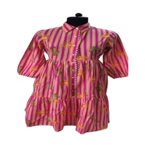 Robe tendance en coton imprimé, légère, décontractée pour l'été, pour femmes, vente en gros - Product Image 1