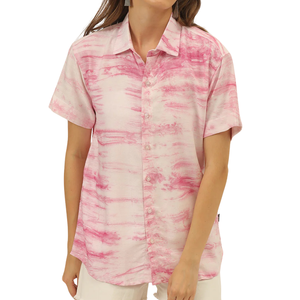<b>Tie</b> Dye Womens Shirt Soft Cotton Casual Summer Wear OEM ODM - Product Image 1