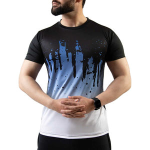 Camiseta con estampado por sublimación de último diseño para hombre y ropa de verano, camiseta sublimada con color personalizable para venta en línea - Product Image 1