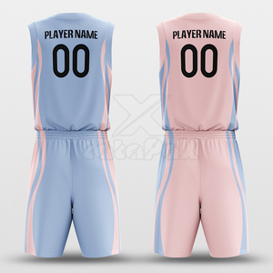 Diseña Tu Propio Uniforme de Baloncesto Reversible, Conjunto de Poliéster de Secado Rápido y Transpirable, Último Diseño a Precio de Mayoreo - Product Image 4