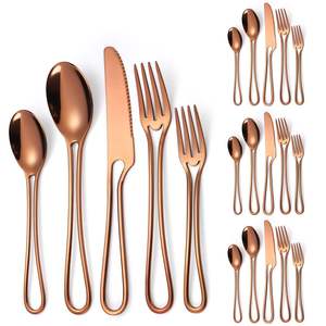 Cubiertos de comedor de inspiración minimalista futurista, diseñados para mesas elegantes, para una anfitriónía segura y una gastronomía progresiva. - Product Image 4