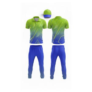 Quick Dry Sublimation <b>Cricket</b> Uniform for Professional | Men Women Youth <b>Cricket</b> Wears Polo Shirt and Trouser <b>Full</b> Team Outfit - Product Image 1